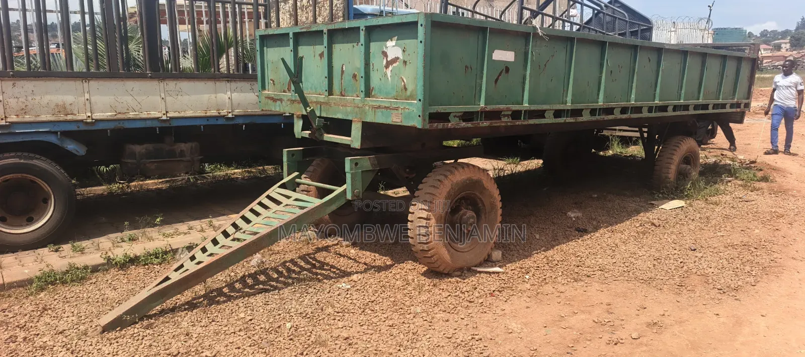 20 Feet Heavy Duty Agricultural Tractor Trailer