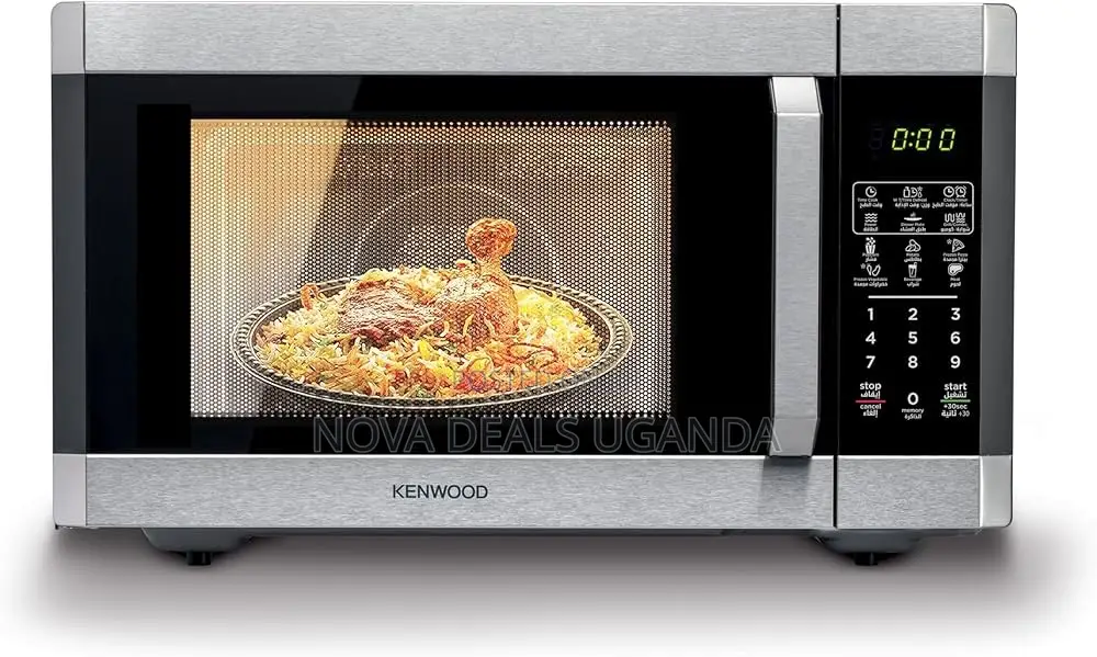 Kenwood 42l Microwave Oven With Grill, Digital Display 1100w-Black