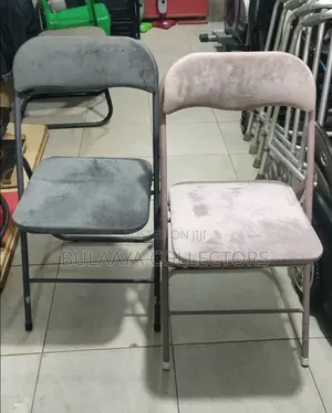 Uk Used Jysk Velvet Folding Chairs.