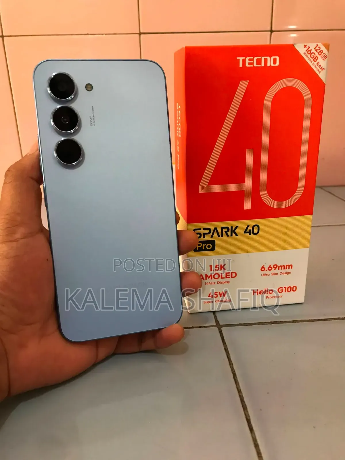 New Tecno Spark 40 Pro 128 GB Gray