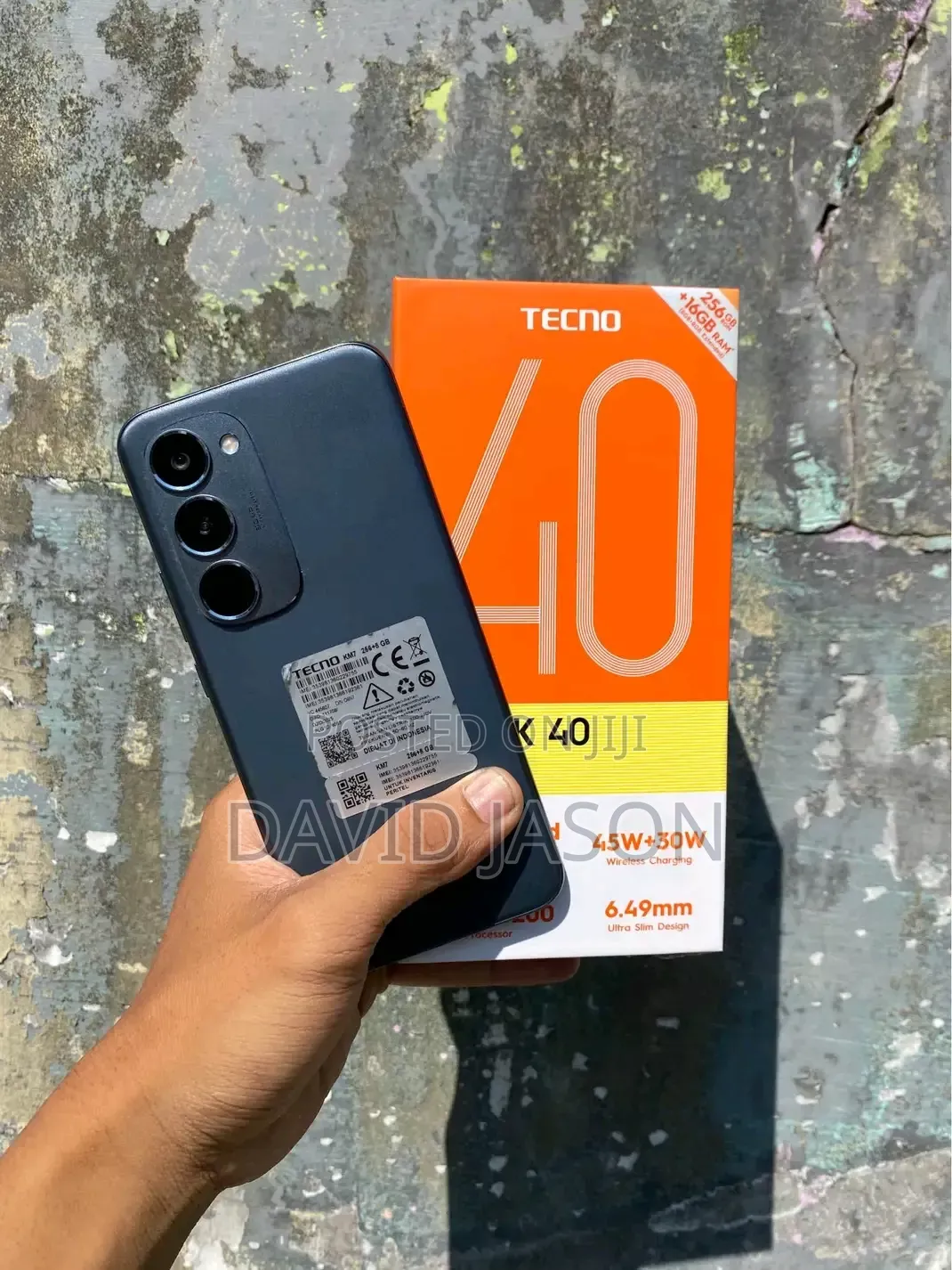 New Tecno Spark 40 Pro+ 256 GB Black