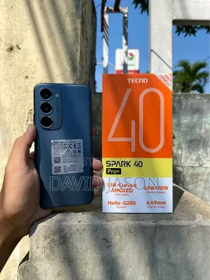 New Tecno Spark 40 Pro+ 256 GB Black