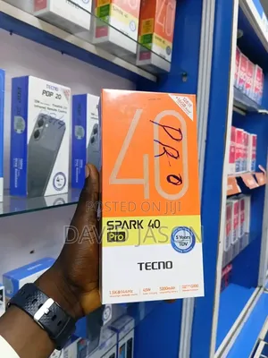 New Tecno Spark 40 Pro 256 GB Black