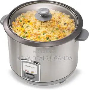 Kenwood 2-in-1 Rice Cooker 2.8l 16-Cup With Food Steamer Basket-Silver