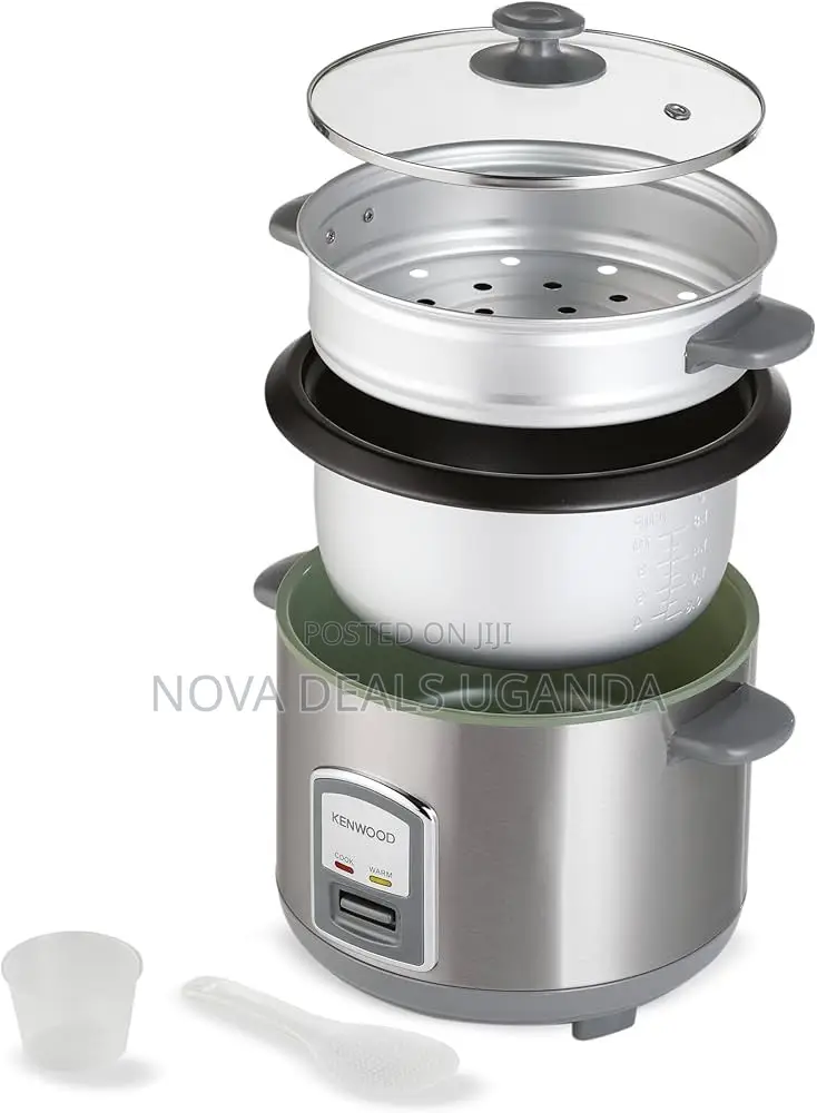 Kenwood 2-in-1 Rice Cooker 1.8 L 10-Cups Rice With Food Steamer Basket