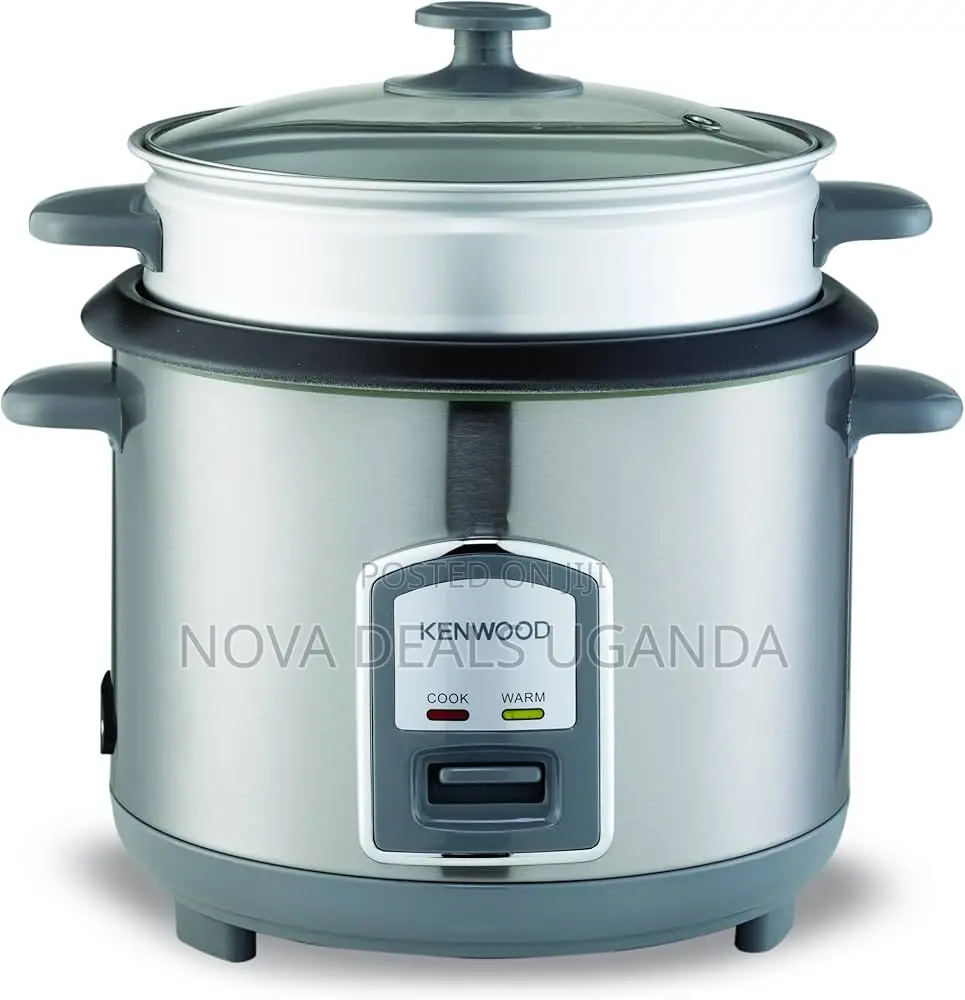 Kenwood 2-in-1 Rice Cooker 1.8 L 10-Cups Rice With Food Steamer Basket