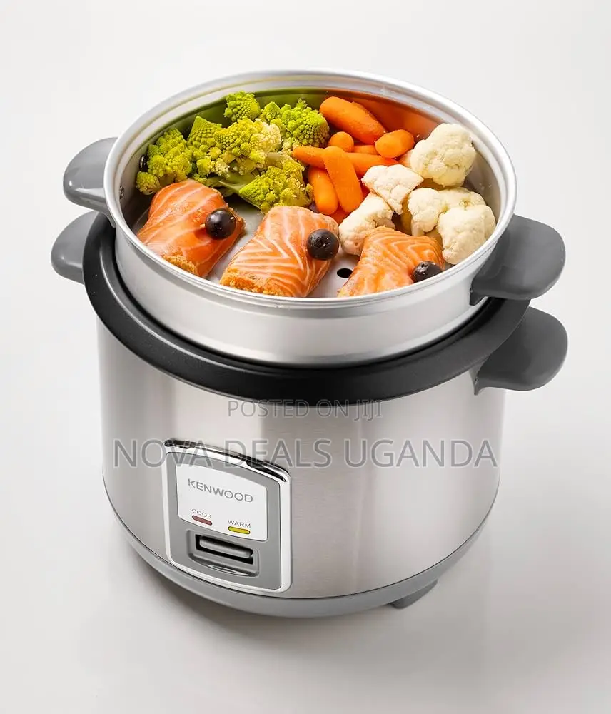 Kenwood 2-in-1 Rice Cooker 1.8 L 10-Cups Rice With Food Steamer Basket