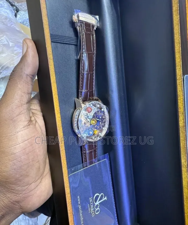 This Jacob Co. Astronomia Solar Zodiac Watch Features a Rose Gold