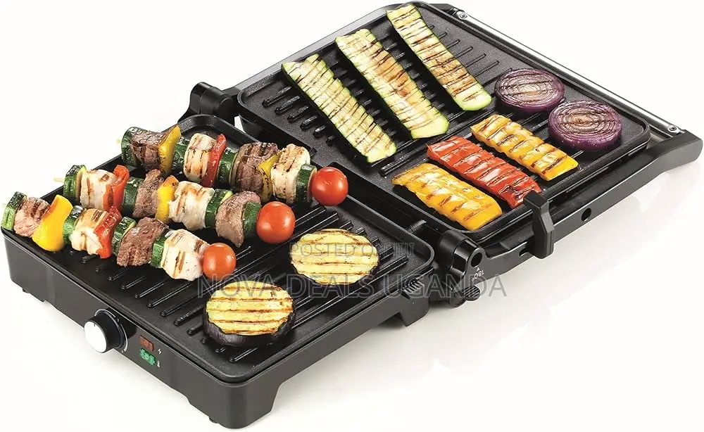 Kenwood Grill 1800w Contact Health Grill Panini Press With Variable