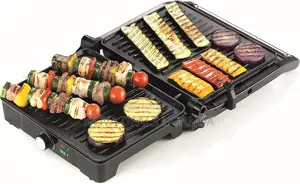 Kenwood Grill 1800w Contact Health Grill Panini Press With Variable