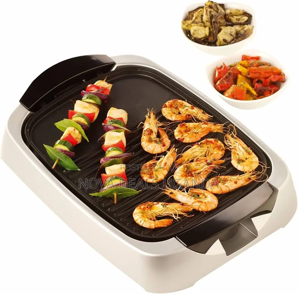 Kenwood Grill 2000w Contact Health Grill Large Griddle With Glass Lif