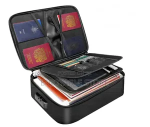 Portable Document Bag Organizer For Files, Passports