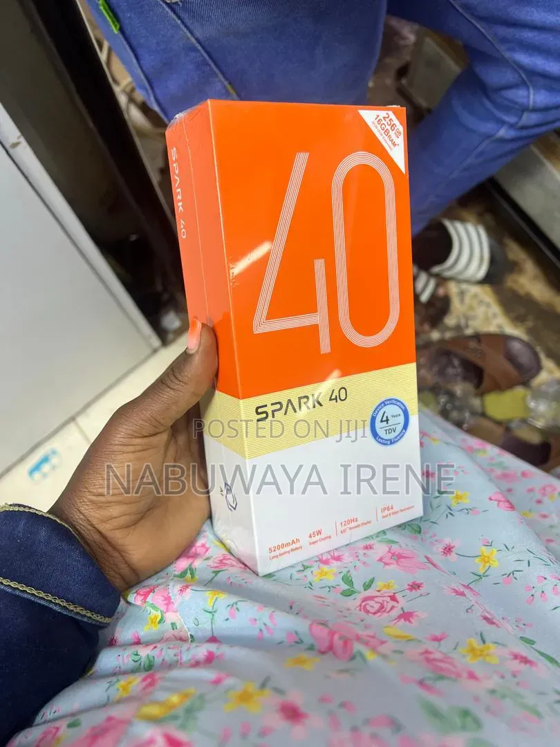 New Tecno Spark 40 256 GB Gray