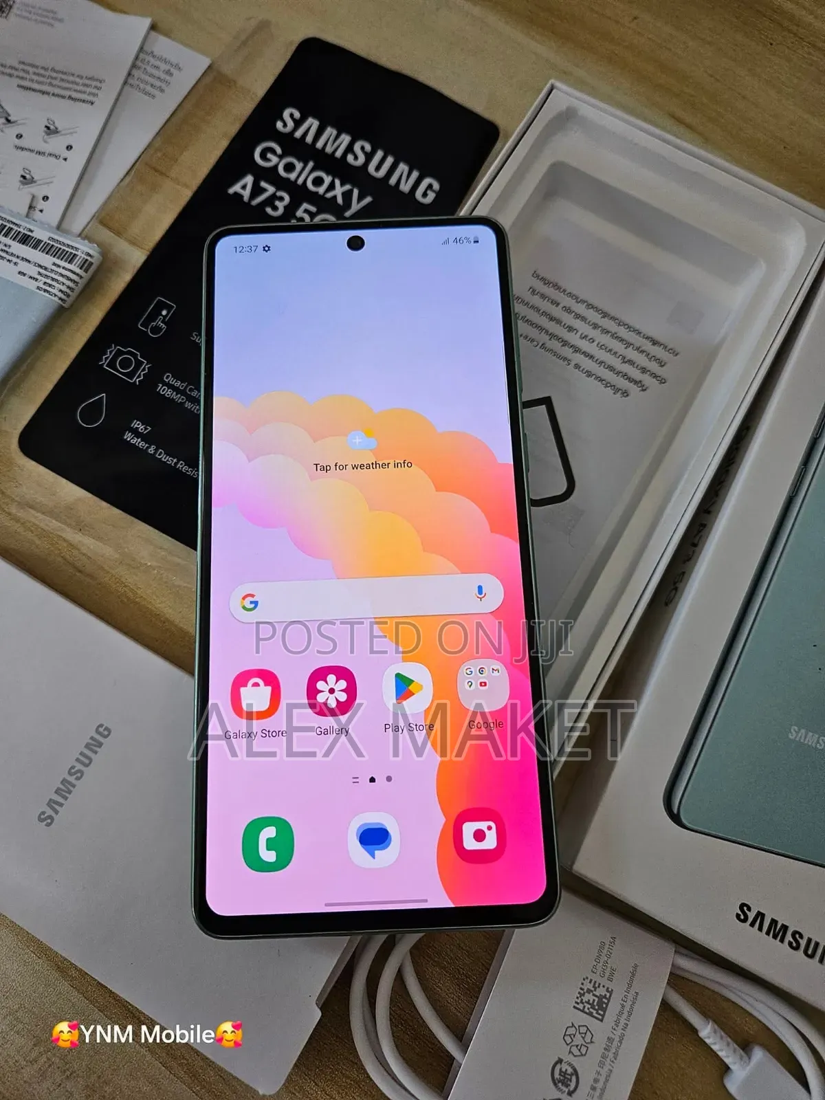 New Samsung Galaxy A73 5G 256 GB Green
