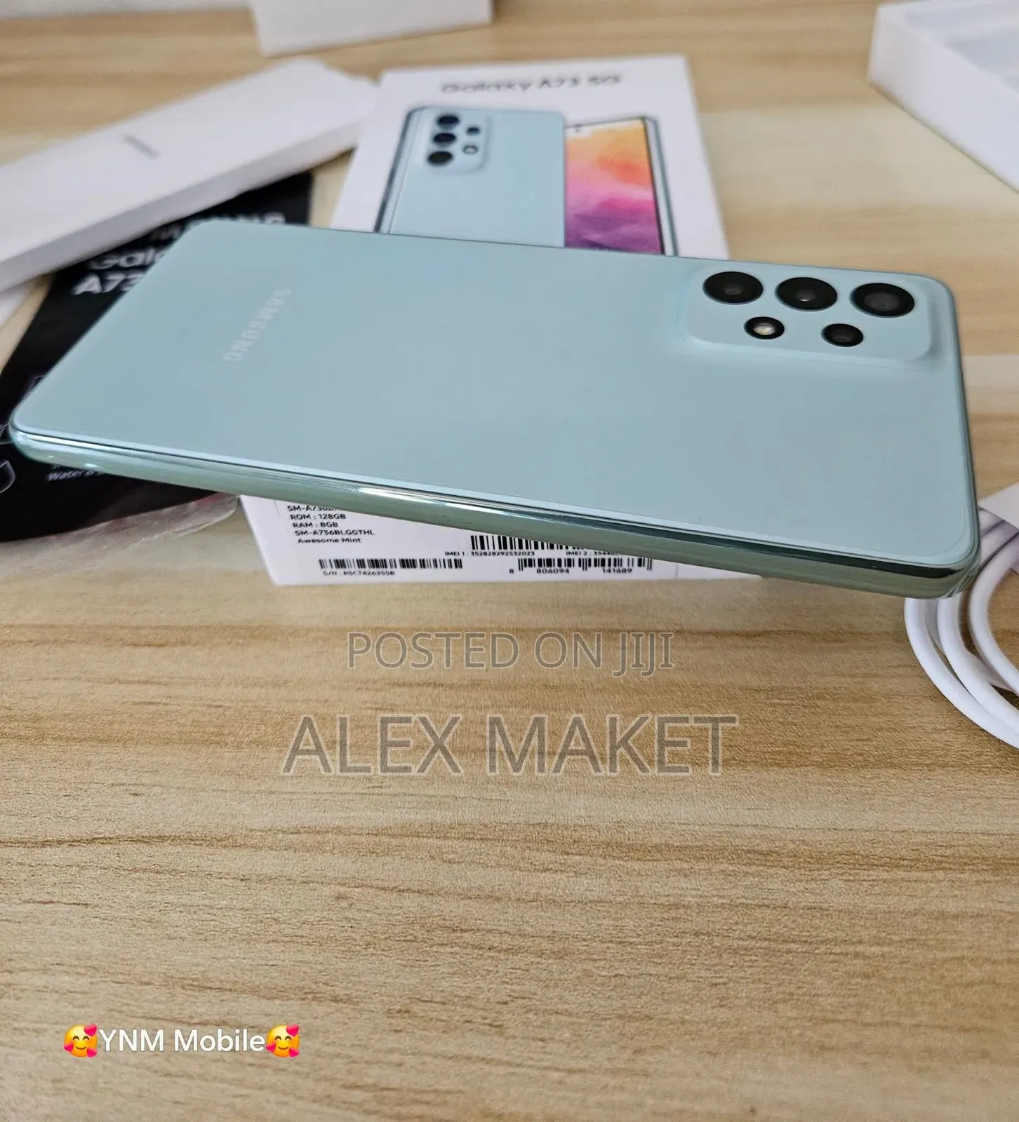 New Samsung Galaxy A73 5G 256 GB Green