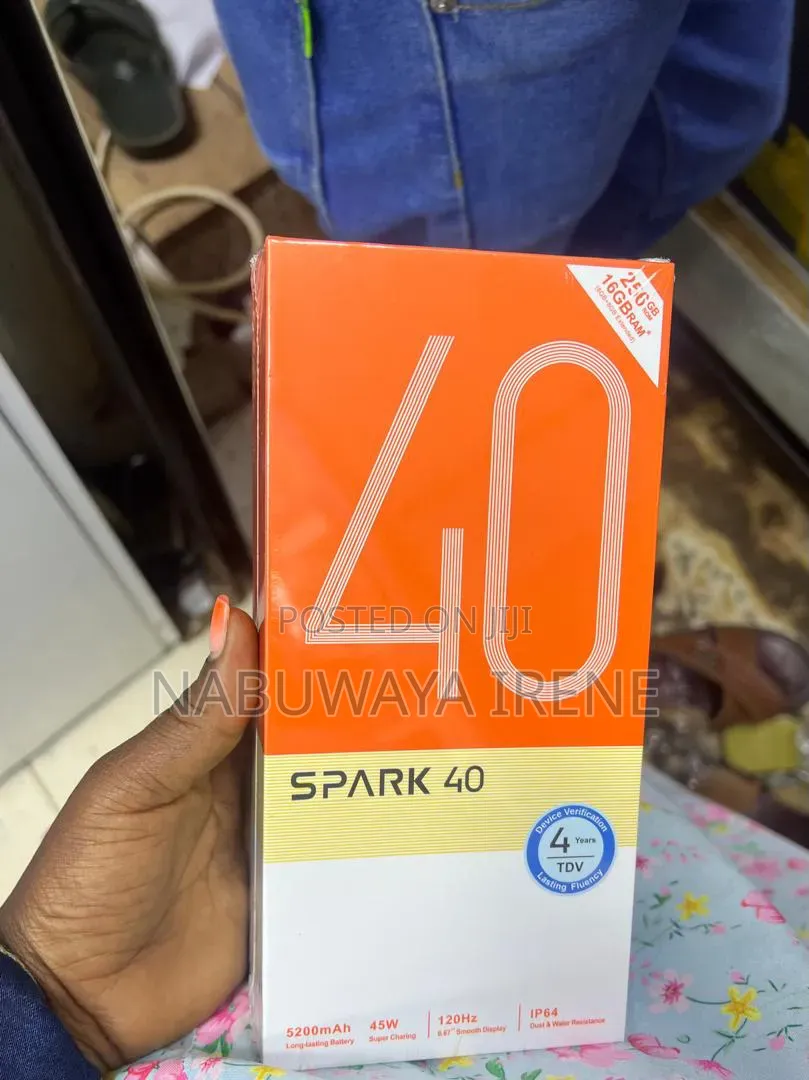 New Tecno Spark 40 256 GB Gray