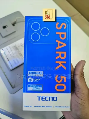 New Tecno Spark 50 128 GB Orange