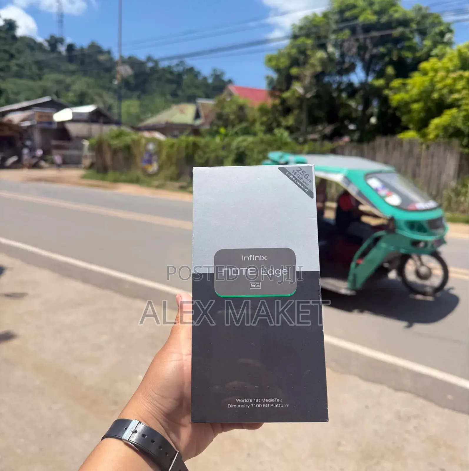 New Infinix Note Edge 256 GB Gray
