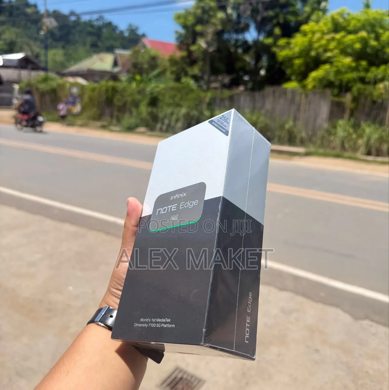 New Infinix Note Edge 256 GB Gray