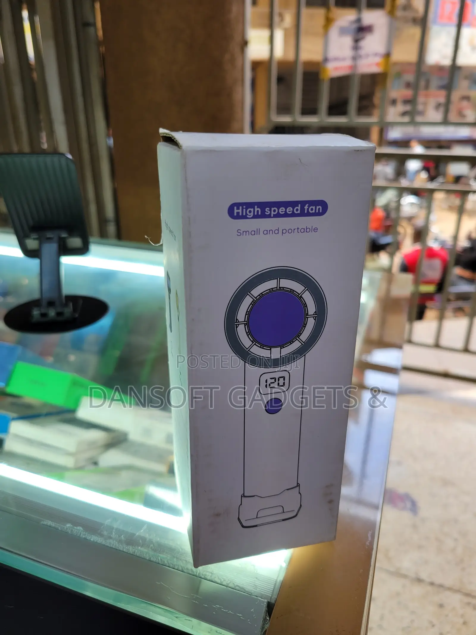 Portable High-speed Handheld Fan Usb Rechargeable