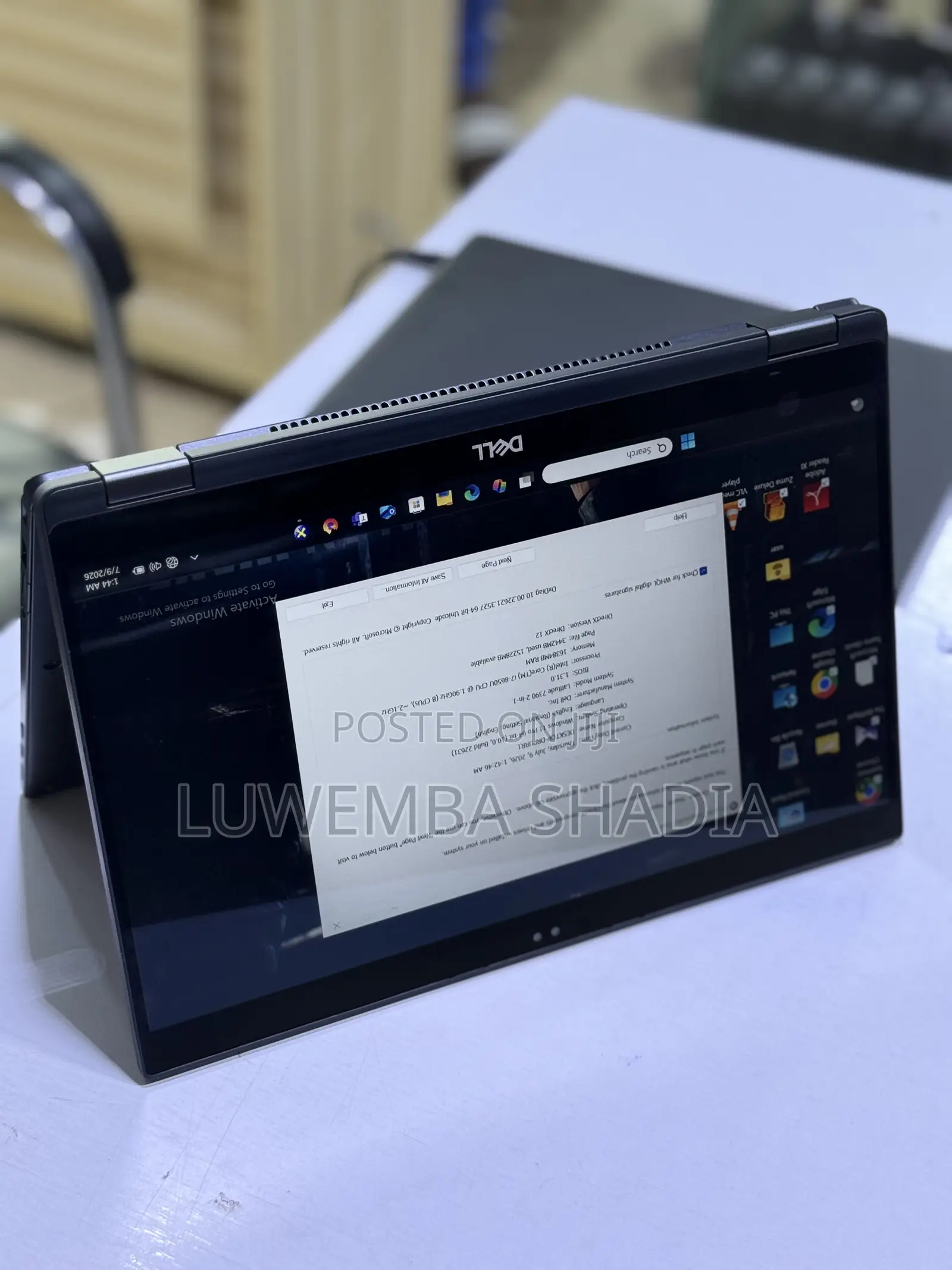 New Laptop Dell Latitude 7390 16GB Intel Core i7 SSD 256GB
