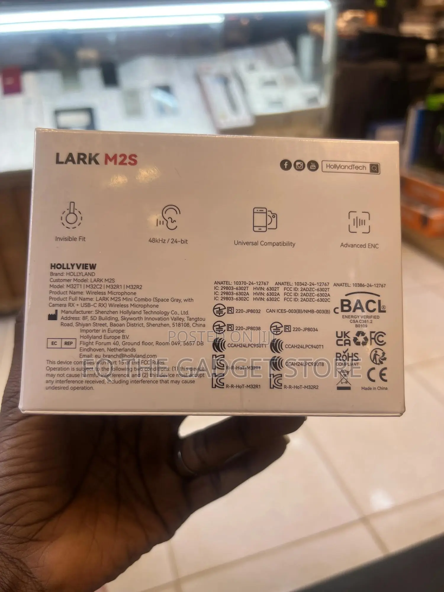Hollyland Lark M2s Wireless Lavalier Microphone