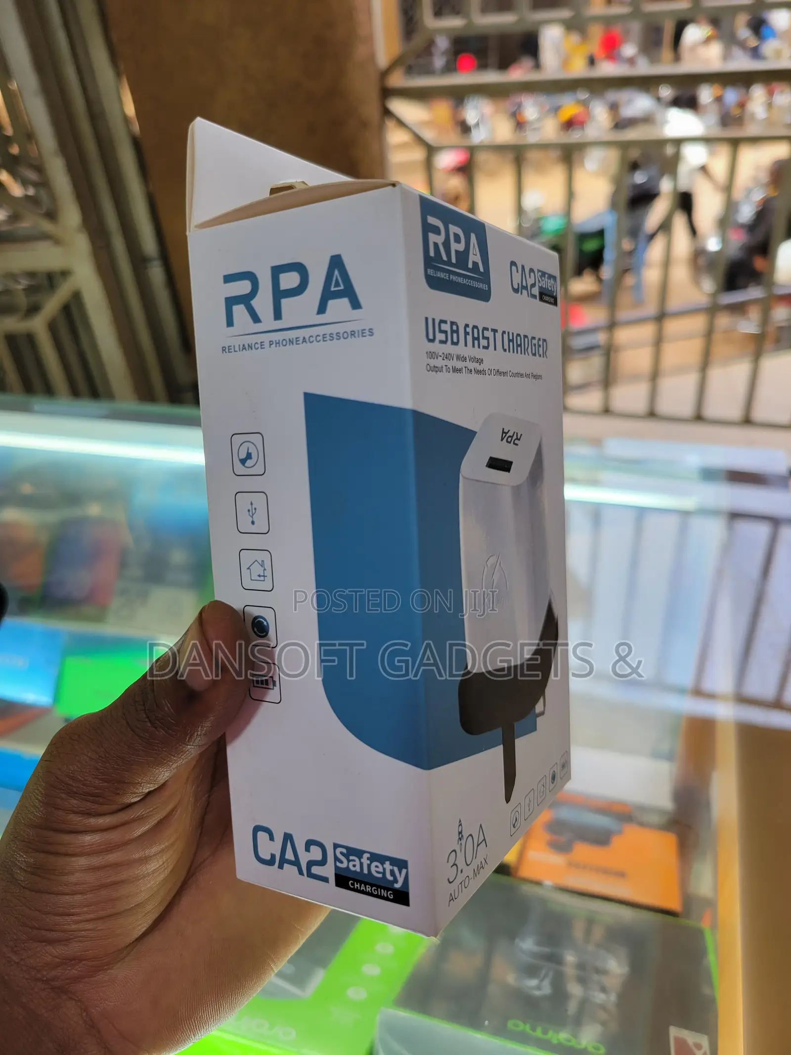 Rpa Ca2 Usb Fast Charger – 3.0a Auto-Max Output