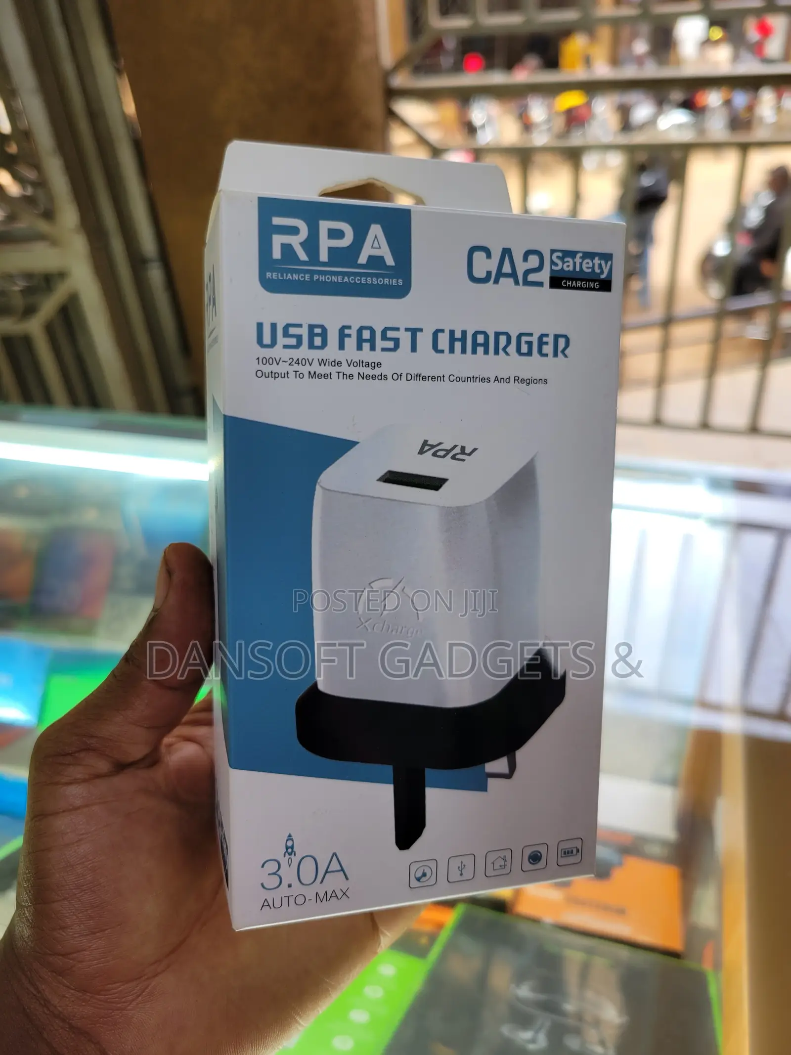 Rpa Ca2 Usb Fast Charger – 3.0a Auto-Max Output