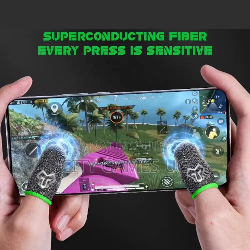 Mobile Gaming Finger Sleeves : Comfortable Gaming, Anti-Sweaty