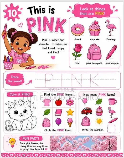 My First African Colors Coloring Book