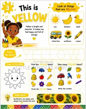My First African Colors Coloring Book