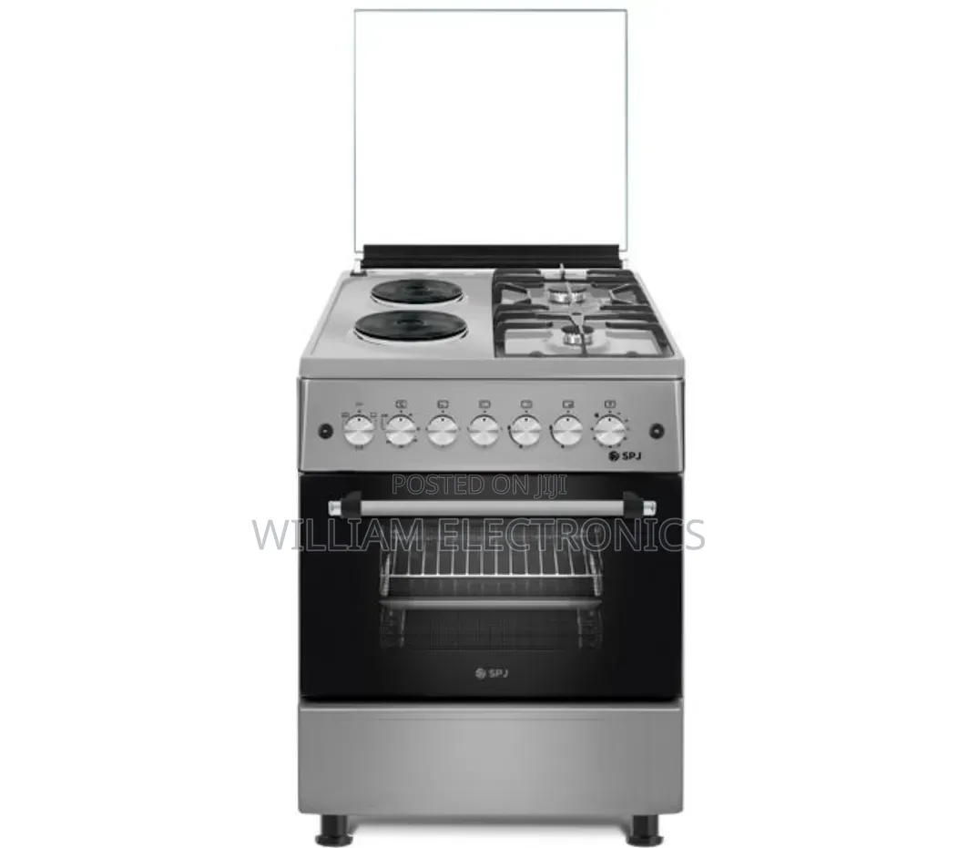 SPJ 60 by 60 Diamond Gas Burner + 2 Electric Plate With Electric Oven