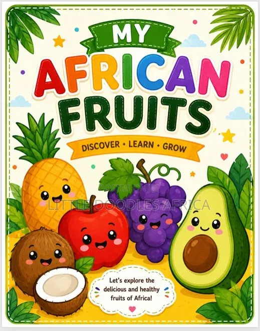 My First African Fruits Coloring Book
