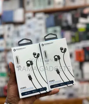 Powerology Voro Wired Earhook Earphones.