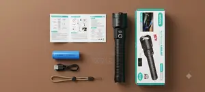 Aerbes Ab-Sd03 Multifunction Flashlight 30w Rechargeable Led Torch