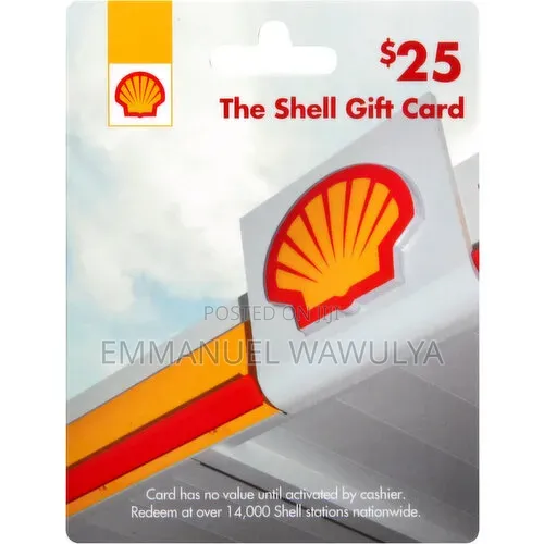 $25 Shell Gift Card (Usa)
