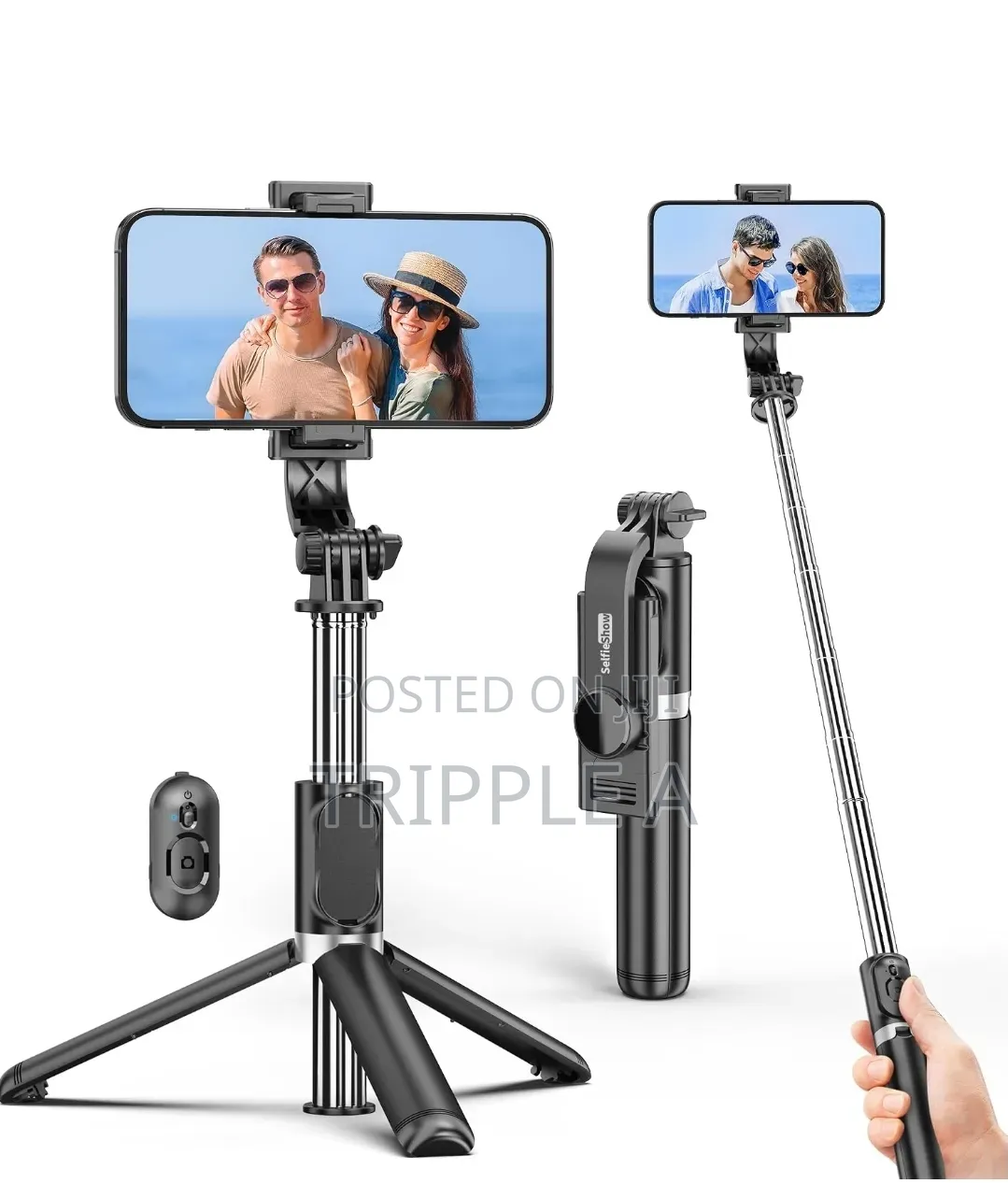 Multifunction Wireless Tripod Stand Selfie Stick