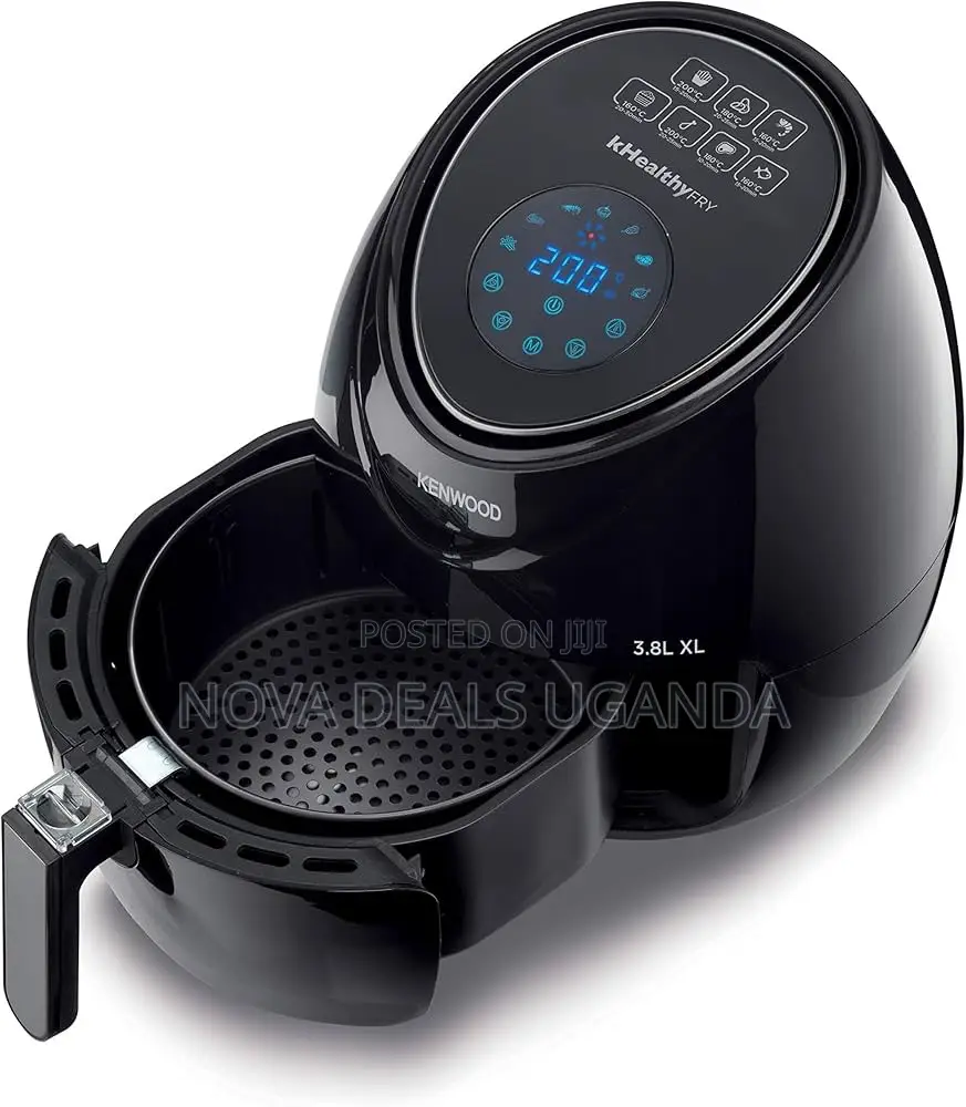 Kenwood Digital Air Fryer Xl 3.8l1500w With Hot Air Circulation-Black