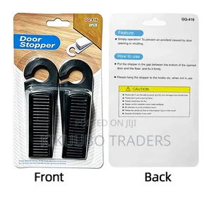 Black Rubber Door Stoppers