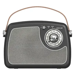 Green Lion Retro Radio Speaker Classic Analog Dial Speaker