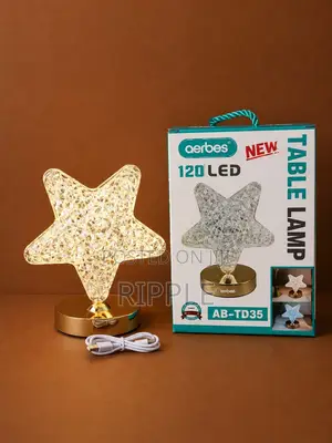 Aerbes Ab-Td35 Led Table Lamp Rechargeable Star Crystal Night Light