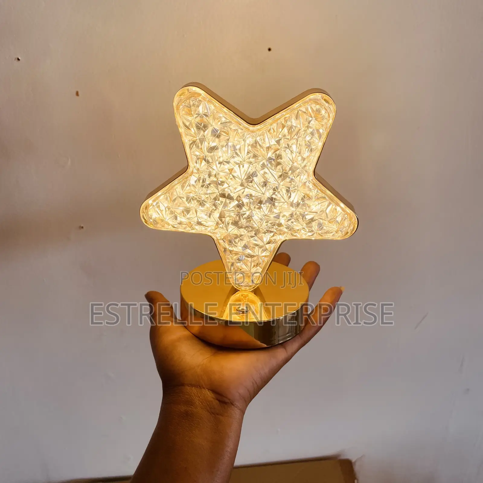 Star Crystal Rechargeable Table Lamp