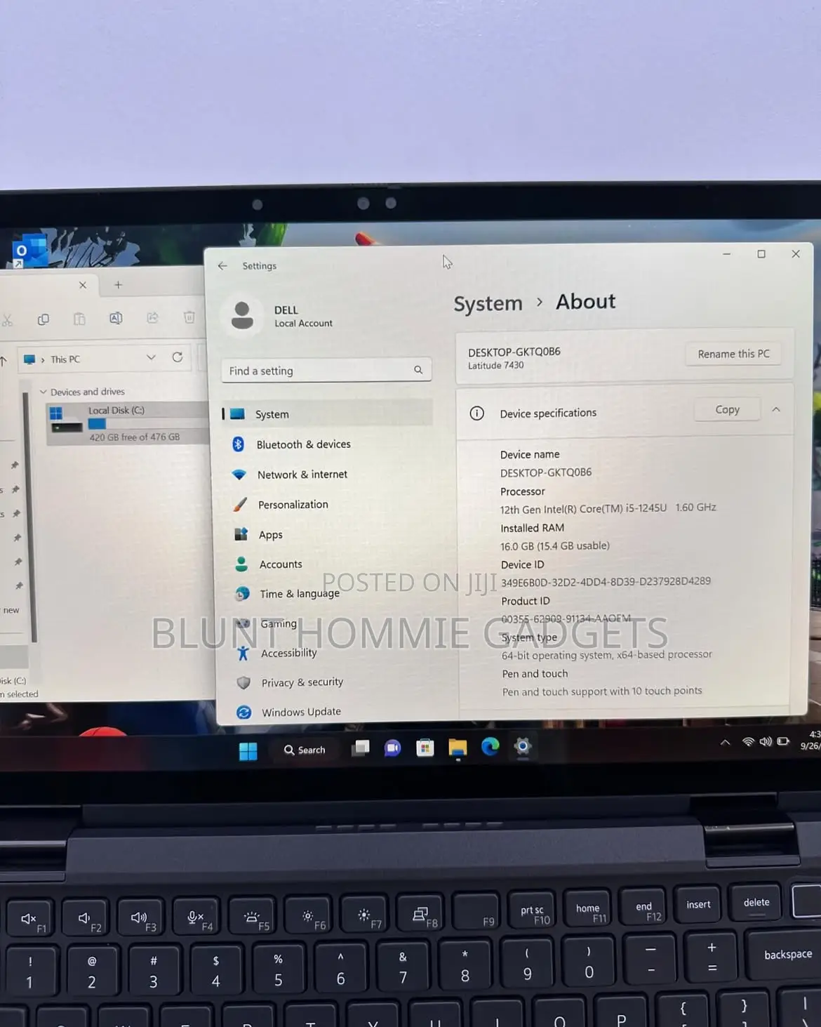 Laptop Dell Inspiron 14 7430 2-in-1 8GB Intel Core i5 SSD 256GB