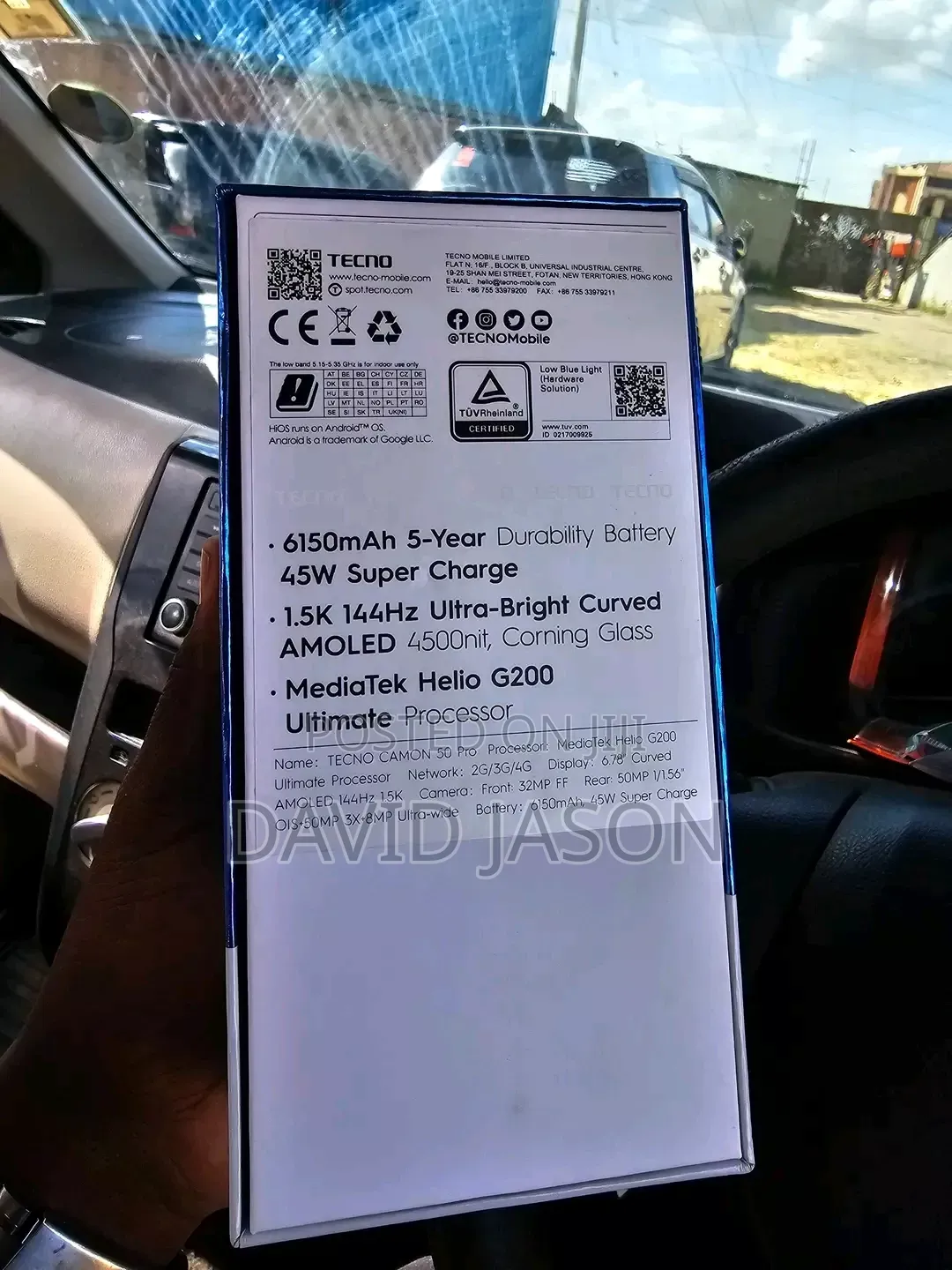 New Tecno Camon 50 Pro 256 GB Green
