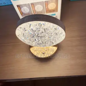Rechargeable Crystal Night Table Lamp