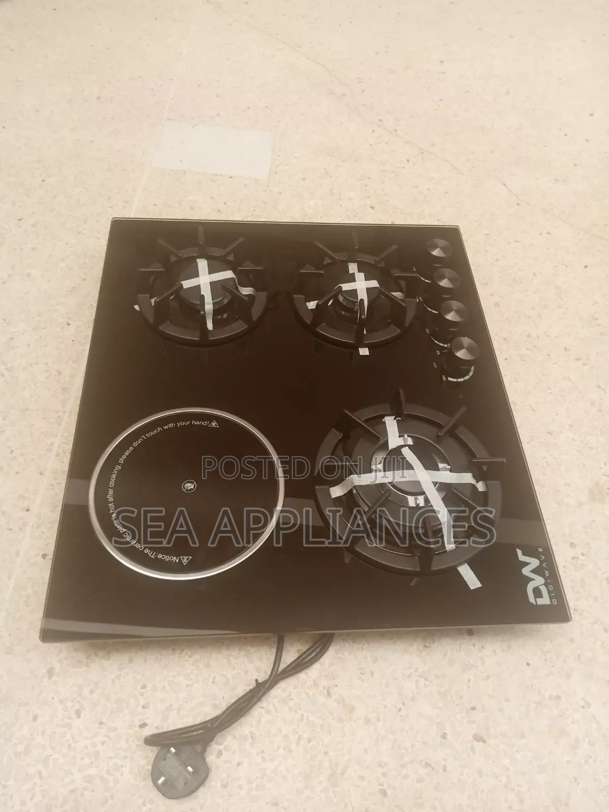 Dig Wave 3gas +1 Electric Hob 60x60
