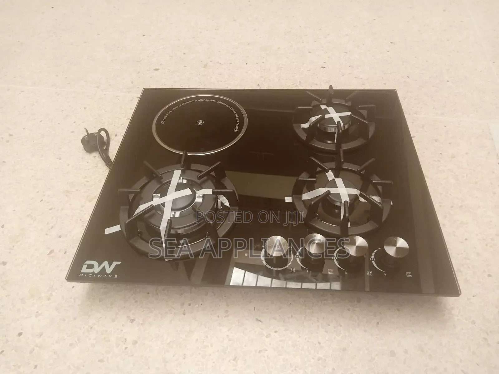 Dig Wave 3gas +1 Electric Hob 60x60
