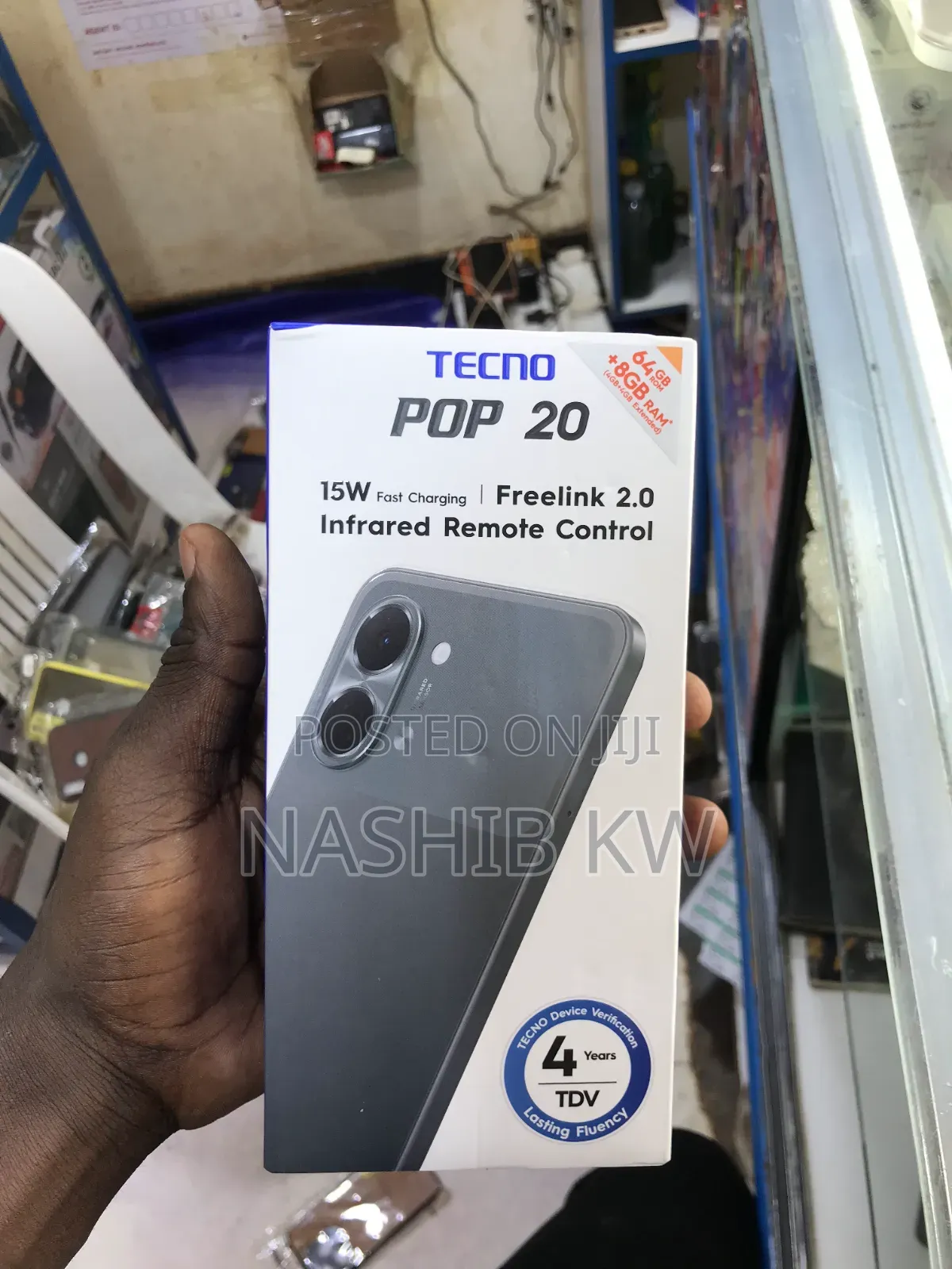 New Tecno Pop 20 64 GB Black