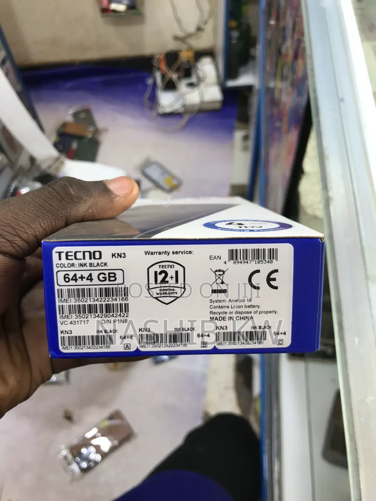 New Tecno Pop 20 64 GB Black