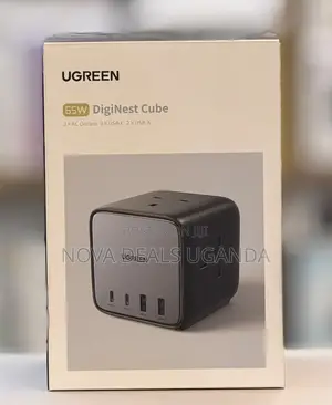 Ugreen Nexode 65w Multiple Power Strip Usb-C Charger With 3ac Outlets